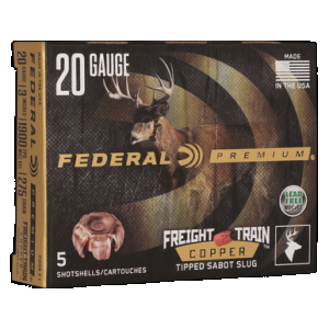 Federal P209FT Premium Freight Train 20Gauge 3" SlugShot 5 Rounds
