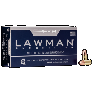 SPEER Lawman Pistol Ammo 9mm 147 Gr. Tmj 50 Rd.