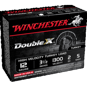Winchester Double X High Velocity Turkey Load 12 ga. 3.5 in. 2 oz. 5 Shot 10 rd.