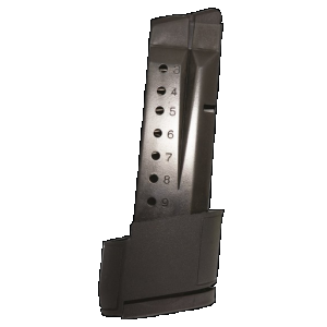 ProMag SMI28 Standard 10rd Extended 9mm Luger Fits S&W M&P Shield Blued Steel (Except Shield EZ Variant)