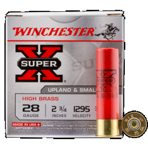 WINCHESTER Super-x High Brass Heavy Game Load 28 Ga. 2.75 In. 3/4 Oz. 5 Shot 25 Rd.