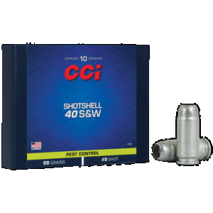 CCI Shotshell Pistol Ammo 40 S&w 88 Gr. Shot Shell #9 10 Rd.