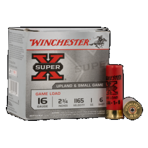 WINCHESTER Super-x Game Load 16 Ga. 2.75 In. 1 Oz. 6 Shot 25 Rd.