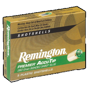 REMINGTON Premier Accutip Sabot Slugs 20 Ga. 2.75 In. 260 Gr. 5 Rd.