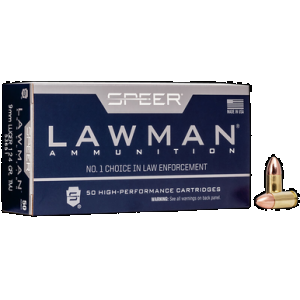 SPEER Lawman Pistol Ammo 9mm 124 Gr. Tmj 50 Rd.