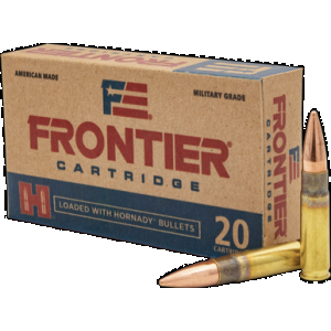 HORNADY Frontier Rifle Ammo 300 Blackout 125 Gr. Fmj 20 Rd.