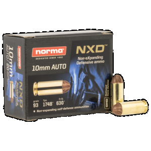 NORMA Ammunition 611340020 Self Defense Nxd 10mmauto 93gr 20 Rounds