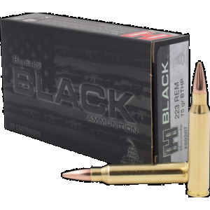 HORNADY Black Rifle Ammo 223 Rem. 75 Gr. Bthp Match Black 20 Rd.