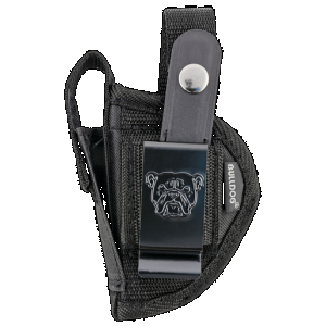 Bulldog FSN1 Extreme OWB Black Nylon Belt Loop/Clip Fits Ruger LCP/Beretta 21 Bobcat Ambidextrous