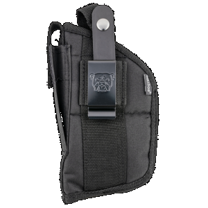 Bulldog FSN19 Extreme OWB Black Nylon Belt Loop/Clip Fits Auto w/Laser or Light Fits 2-5" Barrel Ambidextrous