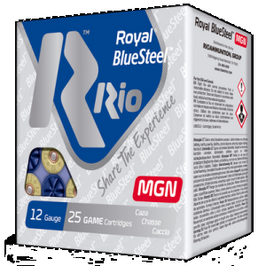 Rio Ammunition RBSM363 Royal BlueSteel Magnum 12Gauge 3" 1 1/4oz 3Shot 25 Rounds