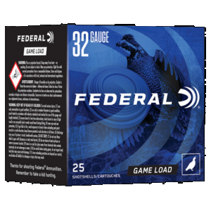 FEDERAL N1328 Game-shok Heavy Field 32gauge 2.50" 1/2oz 8shot 25 Rounds
