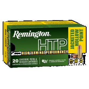 REMINGTON Htp Handgun Ammo 9mm Luger 115 Gr. Jhp 20 Rd.