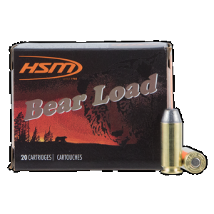 HSM Bear Load Ammunition 10mm Auto Round Nose Flat Point 200 Gr. 20 Rd.