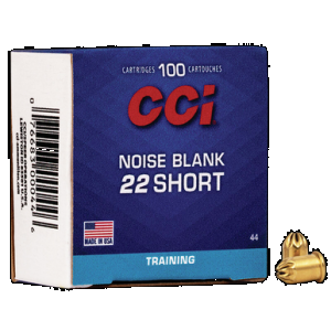 CCI Blank Paper Noise Blanks Rimfire Ammo 22 Short Blank 100 Rd.