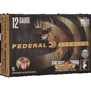Federal P152FT Premium Freight Train 12Gauge 2.75" SlugShot 5 Rounds