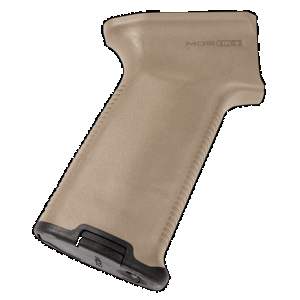 Magpul MAG537-FDE MOE+ Grip Flat Dark Earth Polymer with OverMolded Rubber for AK-47, AK-74