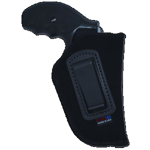 GrovTec US Inc GTHL14101R Inside The Pants IWB Size 01 Black Suede Belt Clip Fits Med Semi-Auto 3-4" Barrel Right Hand