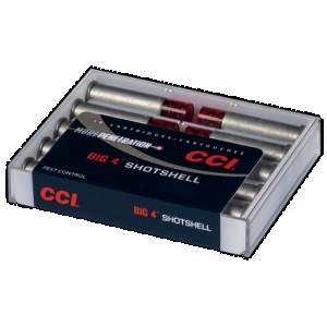 CCI Big 4 Shotshell Pistol Ammo 38 Spl, 357 Mag 81 Gr. Shotshell #4 10 Rd.