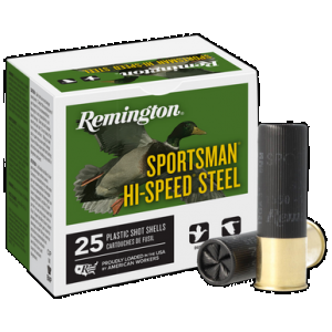 REMINGTON Ammunition 20005 Sportsman Hi-speed Steel 12gauge 2.75" 1oz 6shot 25 Rounds