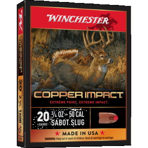 WINCHESTER Copper Impact Sabot Slug 20 Ga. 2.75in. 3/4oz. 5 Rd.