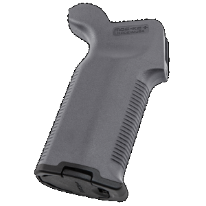 Magpul MAG532-GRY MOE-K2+ Grip Gray Polymer for AR-15, AR-10, M4, M16, M110, SR25