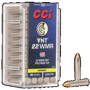 CCI Varmint Rimfire Ammo 22 Mag 30 gr. Varmint Tipped 50 rd.