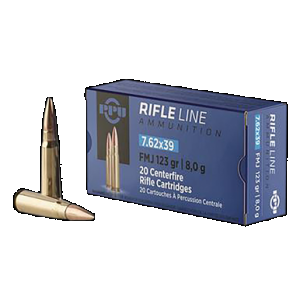 PRVI Partisan Tr&z Pp739s 7.62x39mm Soft Point 123 Grain 20 Rounds