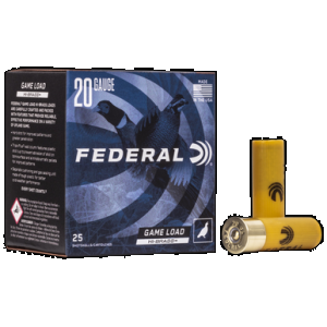 FEDERAL Game-shok Hi-brass Load 20 Ga. 2.75 In. 1 Oz. 7.5 Shot 25 Rd.