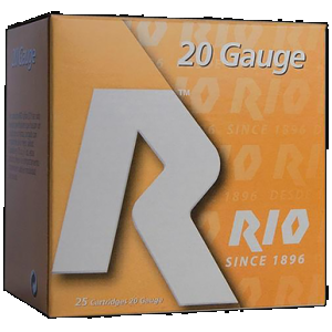 Rio Ammunition RC20MGN5 Game Load 20Gauge 3" 1 1/4oz 5Shot 25 Rounds