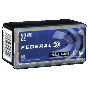 FEDERAL Game-shok 22 Magnum Jacketed Hollow Point 50 Grain 50 Rounds