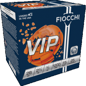 Fiocchi 28VIP75 Exacta Target VIP 28Gauge 2.75" 3/4oz 7.5Shot 25 Rounds