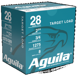Aguila High Velocity Shotgun Game Load 28 ga. 2.75 in. 3/4 oz. 8 Shot 25 rd.