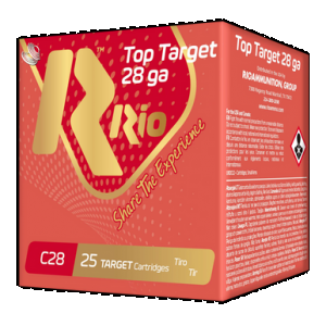 Rio Ammunition RC288 Top Target 28 Gauge 2.75", 3/4 oz 8 Shot, 25 Rounds