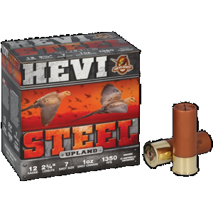 HEVI-SHOT Hevi Steel Upland Shotgun Ammo 12 Ga. 2.75 In. 1 Oz. 6 Shot 25 Rd.