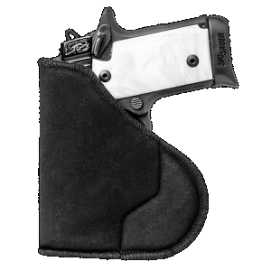 Sentry 35WB03BK HexGrip IWB Black Nylon Pocket Fits Med Frame Auto .32/380 Fits 3-4" Barrel Ambidextrous