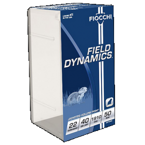 FIOCCHI Defense Dynamics Rimfire Ammo 22 Wmr 40 Gr. Jhp 50 Rd.