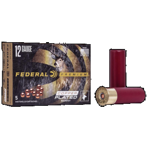 FEDERAL Premium Vital Shok Shotgun Ammo 12 Ga. 3 In. 15 Pellets 00 Buck 5 Rd.