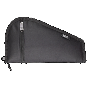 Bulldog BDT620B Deluxe Pistol Case With Pocket & Sleeve, Black Water-Resistant Outer Shell, Impact-Resistant Padding, Heat-Resistant Quilted Lining 12"L x 6"H