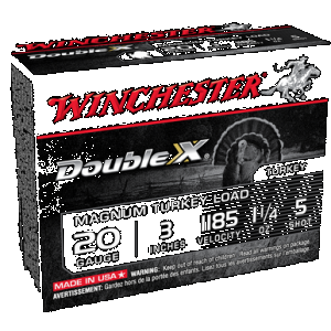 WINCHESTER Double X Magnum Load 20 Ga. 3 In. 1 1/4 Oz. 5 Shot 10 Rd.