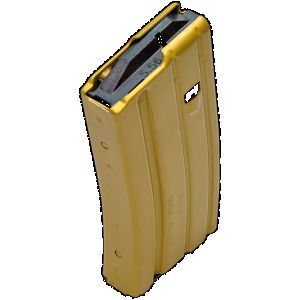 DuraMag 2023009175CPD AR-15 Duramag Speed 20rd 300 Blackout/223 Cal/5.56 Desert Gold Aluminum