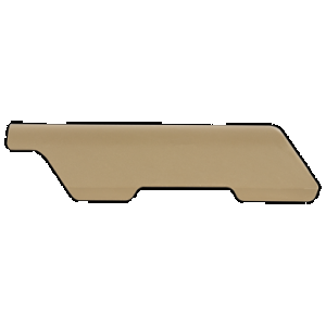 Magpul MAG325-FDE MOE/CTR Cheek Riser Flat Dark Earth 0.25" Fits MOE/CTR Stocks