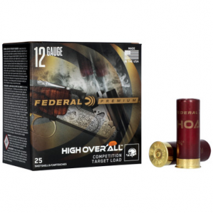 FEDERAL Premium High Overall Shotgun Ammo 12 Ga. 2.75 In. 24 Gram 1335 Fps 7.5 Shot 25 Rd.