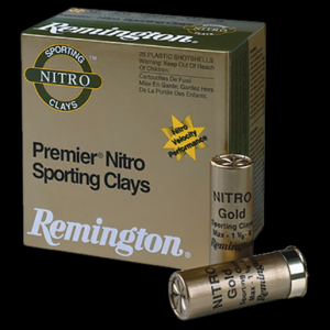 REMINGTON Ammunition 28850 Premier Nitro Sporting Clay 12 Gauge 2.75" 1 Oz 7.5 Shot 25 Rounds