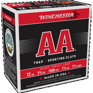 WINCHESTER Aa Heavy Target Load 12 Ga. 2.75 In. 1 1/8 Oz. 7.5 Shot 25 Rd.