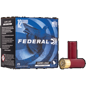 FEDERAL Game-shok Heavy Field Load 12 Gauge 2.75 In. 1 1/8 Oz. 6 Shot 25 Rd.