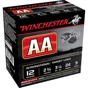 WINCHESTER Aa Usa Shooting Load 12 Ga. 2.75 In. 24 Gm. 9 Shot 25 Rd.