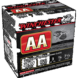WINCHESTER Aa Sporting Clays Load 20 Ga. 2.75 In. 7/8 Oz. 7.5 Shot 25 Rd.