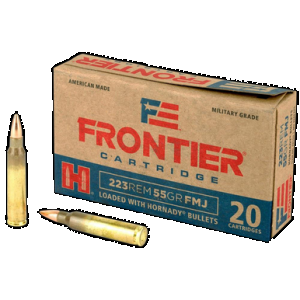 HORNADY Frontier Rifle Ammo 223 Rem 55 Gr. Fmj 20 Rd.