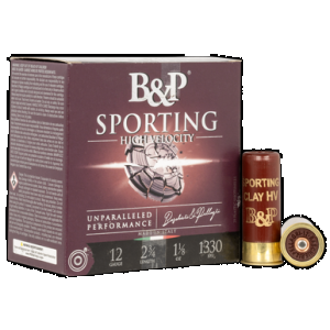 B&P Sporting Clay Hv Shotgun Loads 12 Ga. 2.75 In. 1 1/8 Oz. 1330 Fps 8 Shot 25 Rd.